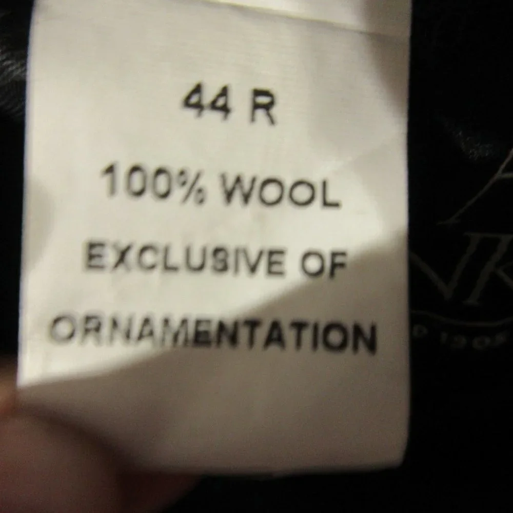 Jos. A. Bank Pinstripe Wool Suit Coat Size 44R Three Button